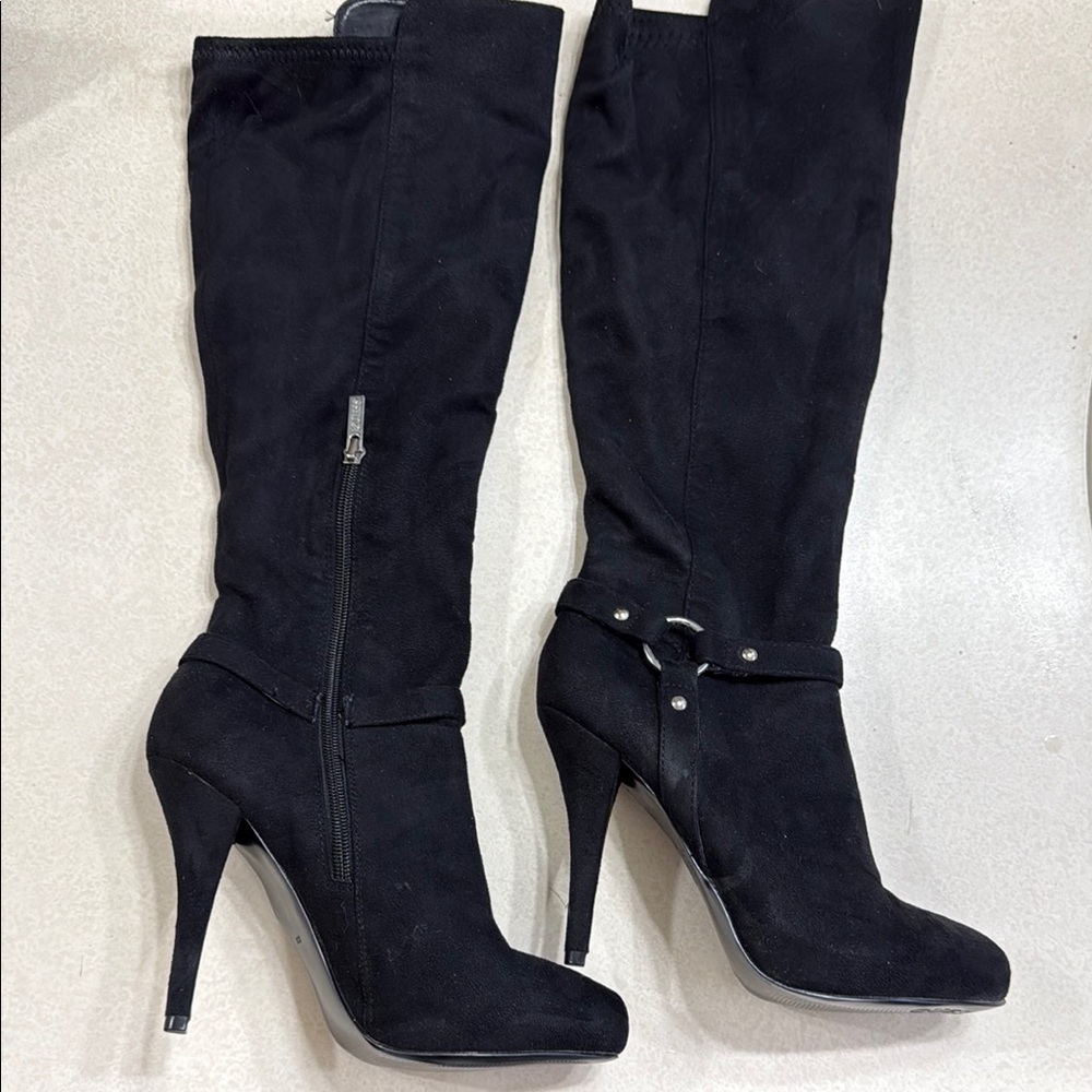 Guess Black Knee-High Women's Boots